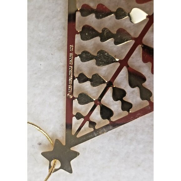 Ornament 1993 Hallmark tree brass Christmas‎ holiday delicate - Picture 6 of 8